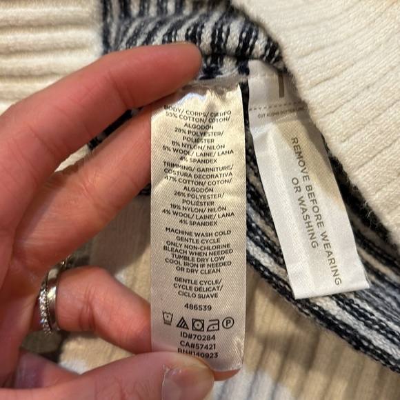 Ann Taylor LOFT Boatneck Sweater in Stripe - Picture 4 of 4